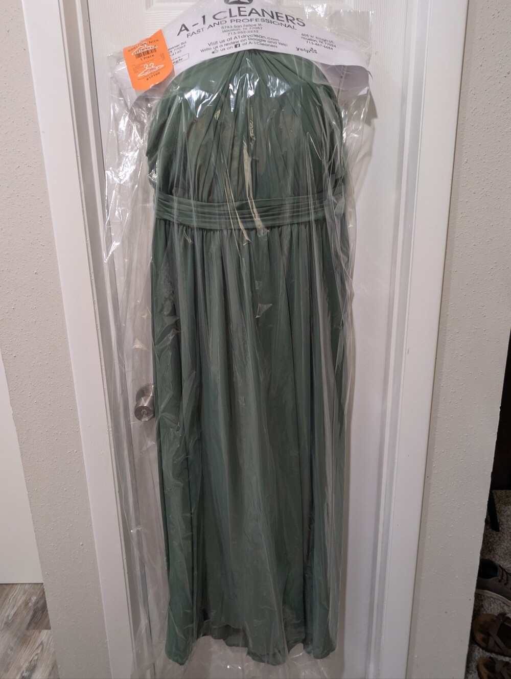 Azazie Eucalyptus Kielle Dress
